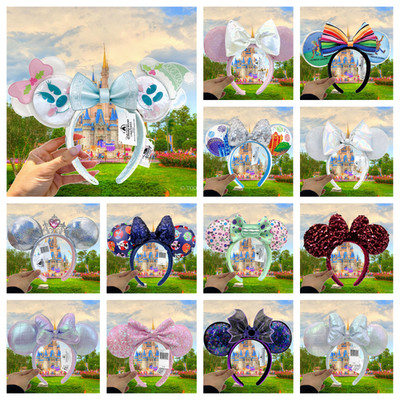 200 Stile Disney Parks Magische Pailletten Mickey Minnie Maus Ohren Stirnband
