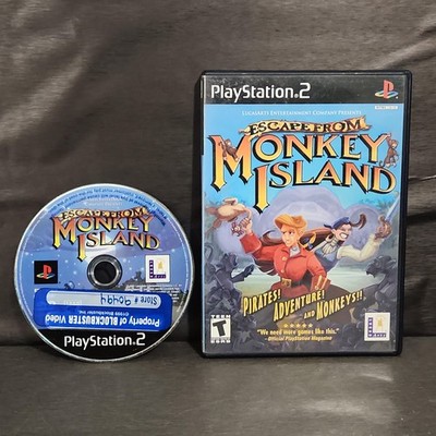 Escape From Monkey Island Sony PlayStation 2 PS2 Game T LucasArts NTSC 2001
