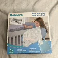Vibrating Mattress pad Baby Soothing Vibrations 60 minutes timer Crib Vibration