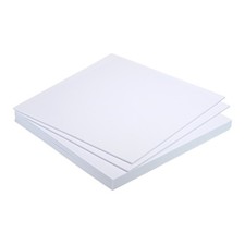 EVA Foam Sheets White 9.8 Inch x 9.8 Inch 3mm Thick Crafts Foam Sheets Pack of 8