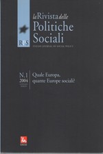 La Rivista delle Politiche Sociali, n. 1, gennaio-marzo 2004 - AA.VV. (Ediesse)