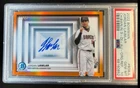 2022 Bowman Jordan Lawlar in 3D Auto Orange Refractor #11/25 Diamondbacks PSA 10