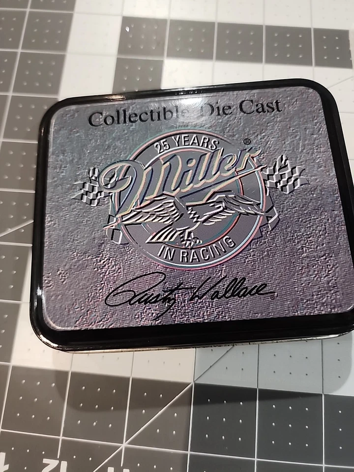 REVELL 1:64 Rusty Wallace #2 25 años en lata de coleccionista de carreras con 2 autos diecast Foto 2 de 2