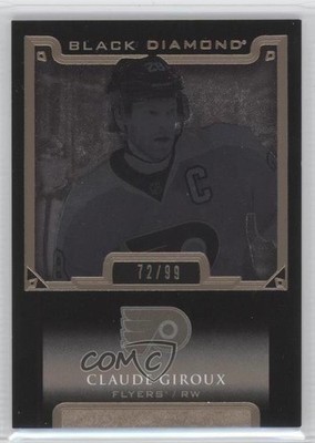 2015-16 Upper Deck Black Diamond Pure Black 72/99 Claude Giroux #BDB-CG 0f8