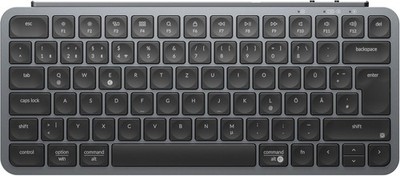Keychron B1 Pro, Tastatur grau/schwarz, DE-Layout, Scherenmechanik