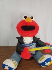 Vtg Tyco 1997 Rock N Roll Elmo Guitar Plays Music Sings and Shakes Tested Works