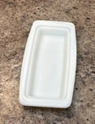 PYREX Vintage White Milk Glass Butter Dish Bottom Base Only Replacement 72-B USA