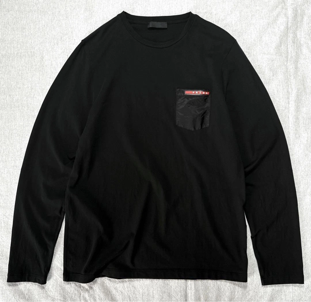 PRADA Long Sleeve Solid T-Shirts for Men for sale | eBay