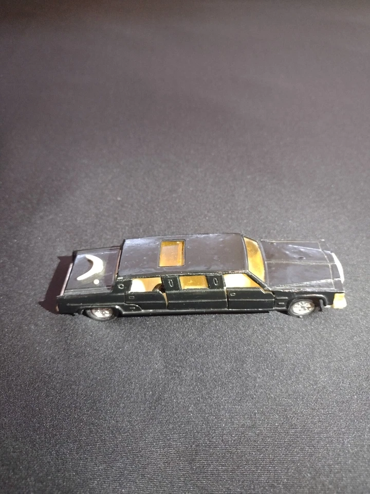 Limusina elástica Kintoy modelo diecast negra, techo corredizo retroceso funciona Foto 4 de 4