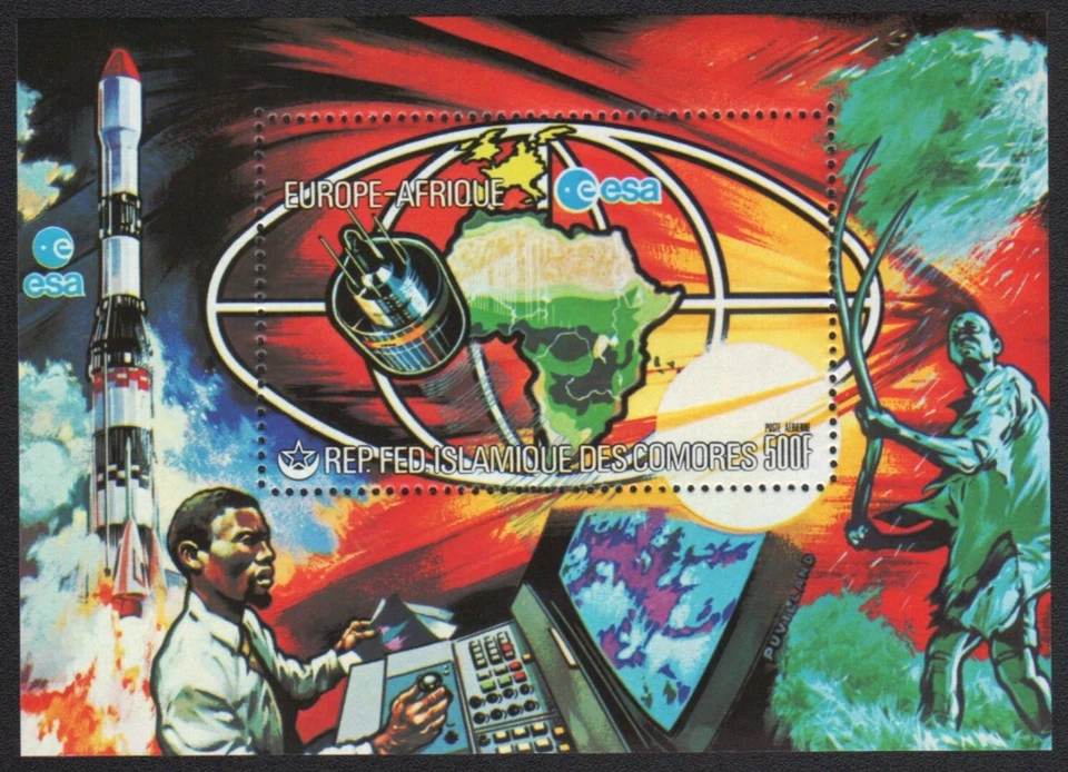 Komoren 1978 - Mi-Nr. Block 183 A ** - MNH - Raumfahrt / Space - Bild 1 von 1
