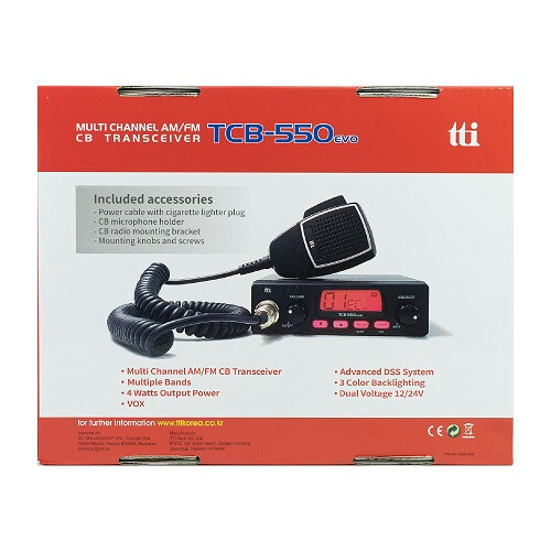 CB Radio TTI TCB-550 EVO Kompakt Mehrkanal UK EU 40CH NEUE VERSION - Bild 6 von 6