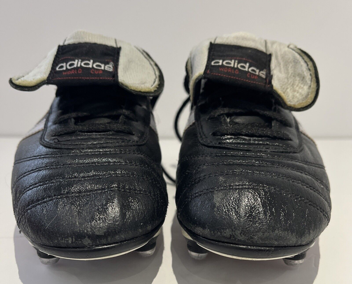 Adidas World Cup SG Soft Ground Black White Football Boots Men's