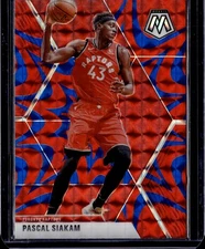 2019-20 Panini Mosaic PASCAL SIAKAM Reactive Blue #19 Toronto Raptors