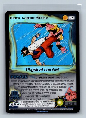 Dragon Ball Z - Black Karmic Strike 37 - FOIL - Score Fusion Saga