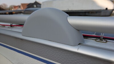Relingblende für Hobby Wohnwagen (2000 2006)   3D-gedruckte Reproduktion aus PET