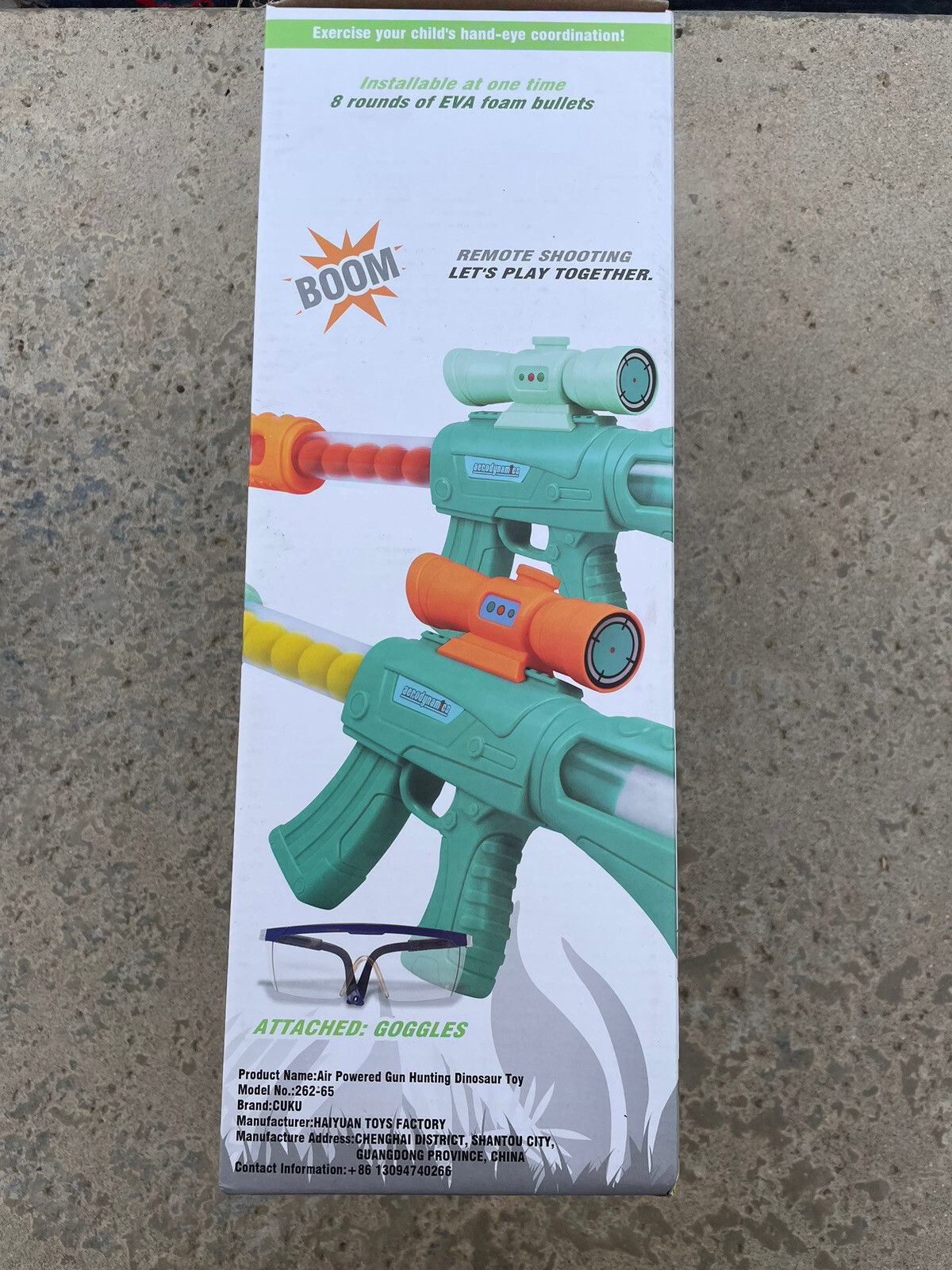 Movable Drive Dinosaur Toy Gun for Kids 2 Air Pump Guns Target Shooting Game New eBay