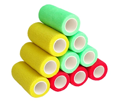 10 x selbsthaftende Haftbandage Fixierbinde kohäsiv Bandage Verband 10cm x 2,8m