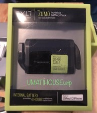 TYLT Zumo Portable Battery Pack 1500mAh Power Bank 30-Pin For iPod iPhone 4 4s