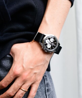 NAVAL WATCH Produced by LOWERCASE：FRXC001 Black/White dial 