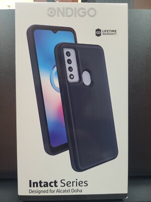 Ondigo Intact Series Designed for Alcatel Doha with 10ft Drop Protection - Black
