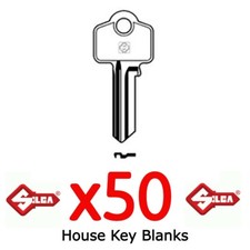 Silca WHITCO House Key Blanks WC2 x50 BULKLOT -Keyblanks- UNCUT - BRAND NEW !
