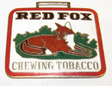 Vintage Red Fox Chewing Tobacco Watch Fob