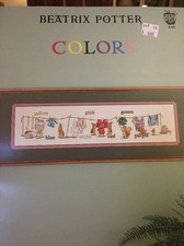 Beatrix Potter Colors Cross Stitch Book 610 Licensee Green Apple Book