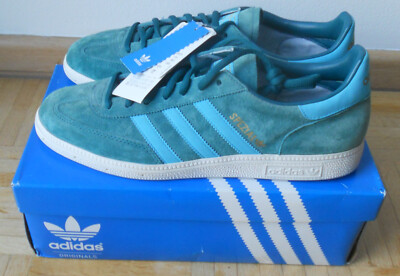 ADIDAS Handball Spezial Originals 45 11 10,5 V24575 aqua Suede samba