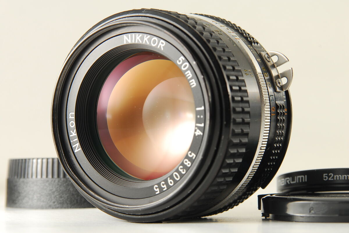 Nikon Ai-s Nikkor 50mm f/1.4 MF Standard Prime Lens From Nikon Ai-s Nikkor 50mm f/1.4 MF Standard Prime Lens From