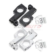 For 1-1/2" 1.5" Honda Engine Guard Footpeg Mount Clamp Highway Crash Bar Support