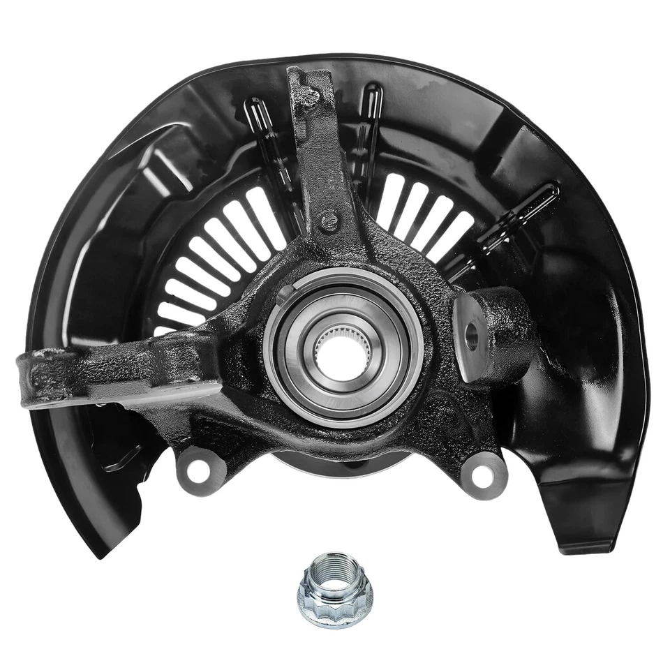 Front Right Knuckle + Wheel Hub Bearing for Lexus RX350 RX450h Toyota Highlander - Image 4 of 4