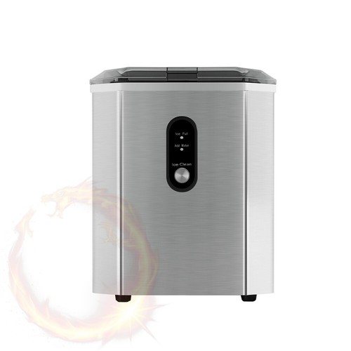 Devanti Portable Ice Maker Machine Ice Cube 12kg Bar Countertop Stainless Steel - Picture 3 of 7