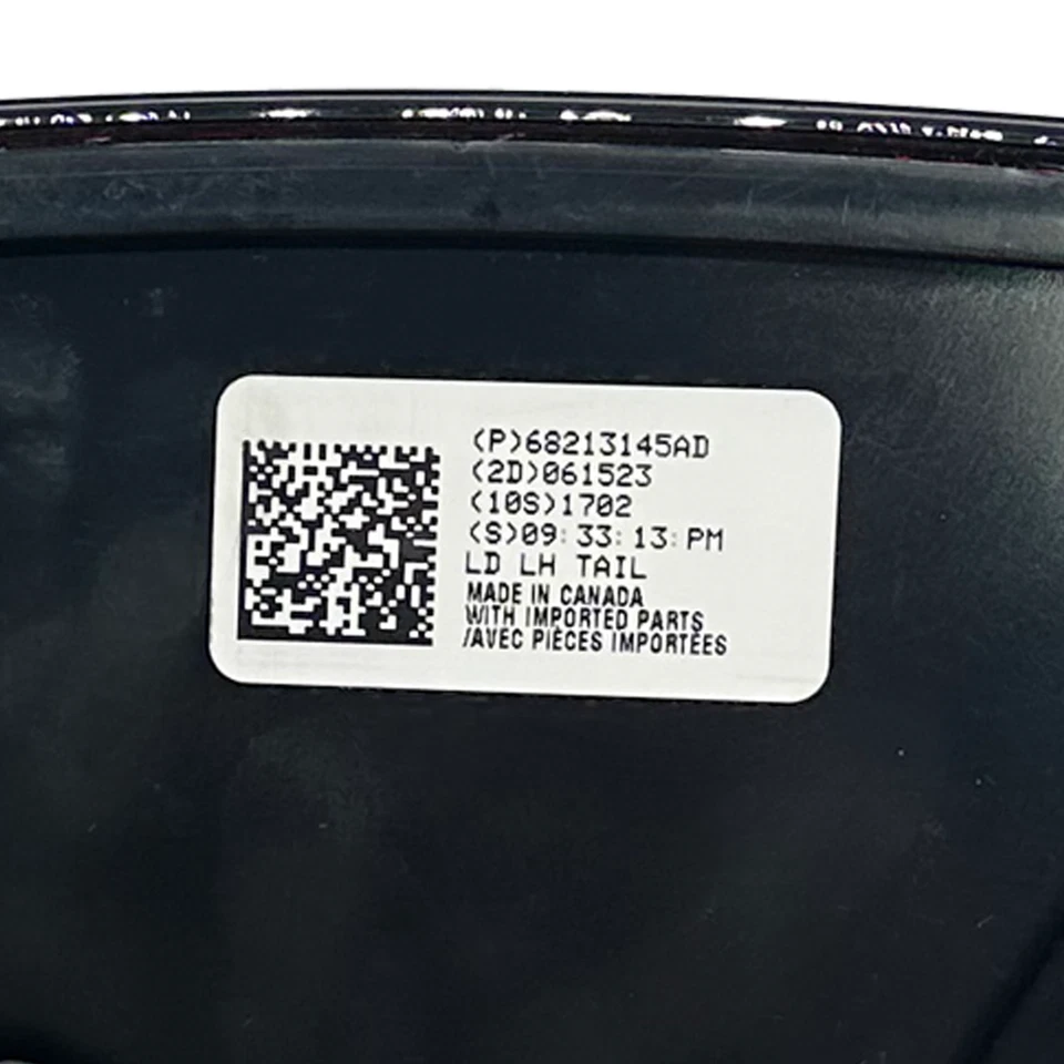 New OEM Mopar Tail Light LED 15-23 Dodge Charger Driver Side Outer Body Mounted Foto 4 de 4