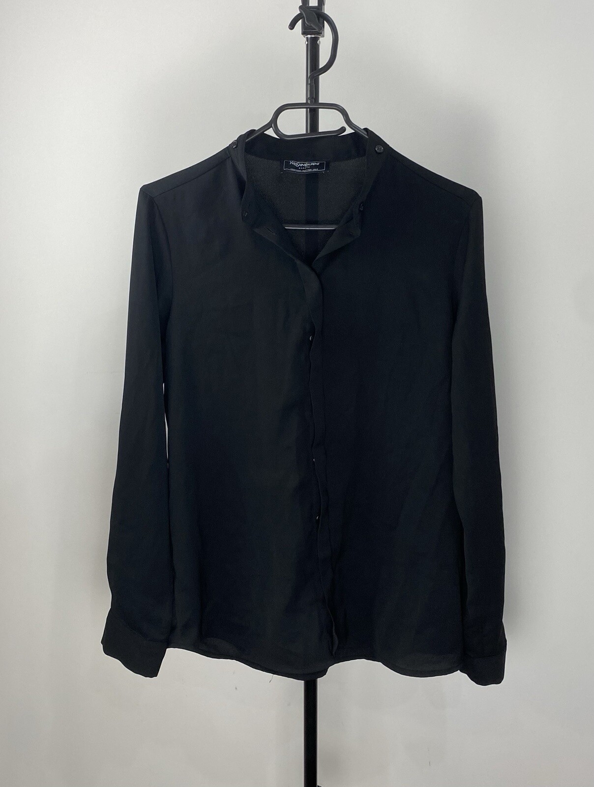 Camicia nera YVES SAINT LAURENT Beaute Uniform taglia 36 M