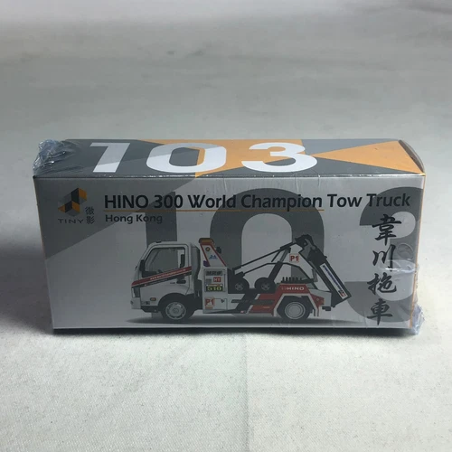 Tiny Hong Kong 103 Hino 300 World Champion Tow Truck Diecast Model 140433