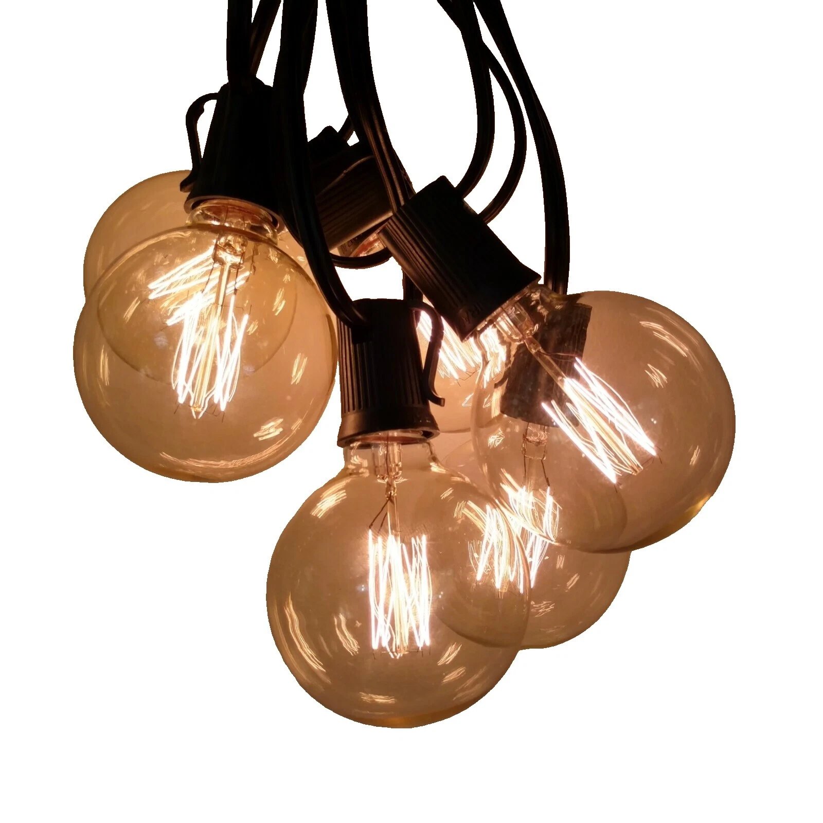 Glass Modern Lantern Garden String Lights