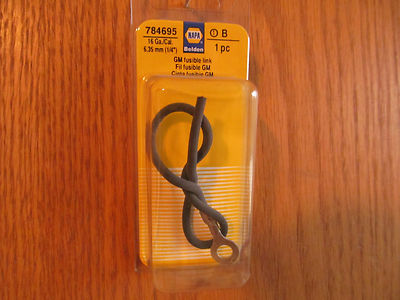 #ad #ad NAPA Belden 16 Ga. FUSIBLE LINK WIRE 8quot; #784695 AH 69 $5.69