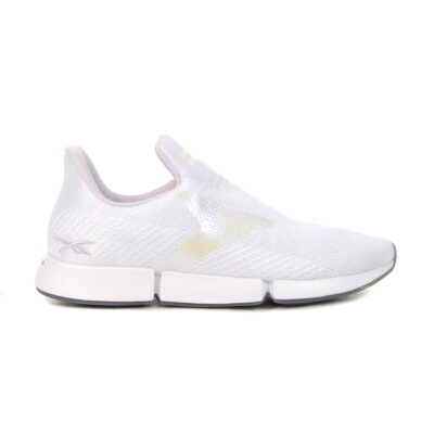 Reebok Women's Dailyfit DMX White/Grey Slip-On Walking Shoes