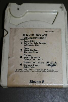 David Bowie: Changes One Bowie 8-Track RCA APS1-1732 | eBay