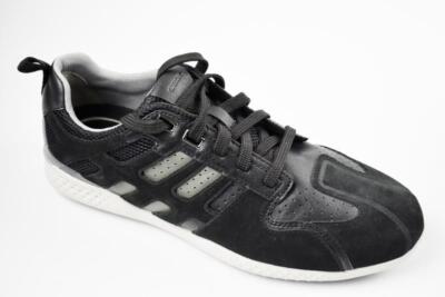 Geox Herren Sneaker Snake U048DB 022BC C9996 Grau Schwarz Leder/Synthetik Gr.42
