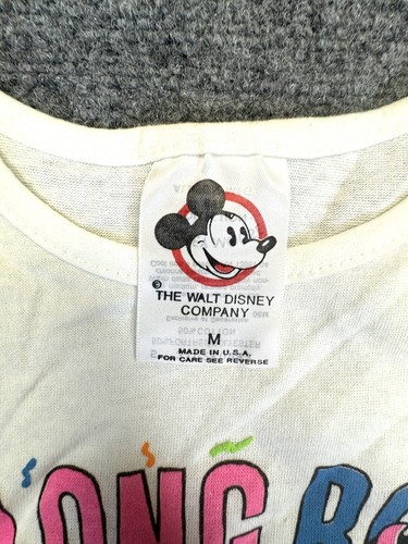 Vintage Disney Mickey and Minnie M 6th Long Board Meet Tank Top Made in USA - Picture 4 of 8