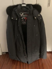 Moose knuckles Men Stirling Parka Granite Black color Size medium