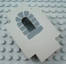 LEGO Light Gray 2x5x6 Castle Wall Stone Window