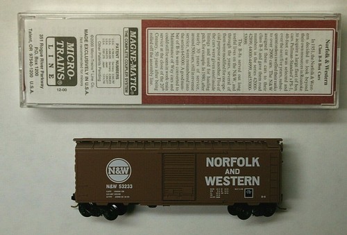 MTL Micro-Trains S Special Run 0.72 Norfolk Western NW 53233 40 pies vagón de carga | Zustand: New