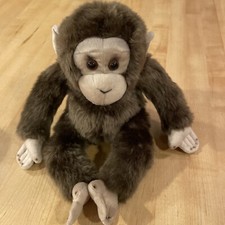 Peluche chimpanzé FAO noir marron
