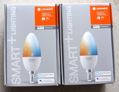 Ledvance Smart+Lighting Wifi 2 Stück E14 5W NEU kompatibel AMAZON Alexa +Google