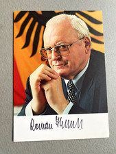 ROMAN DUKE (†2017) 7th Federal President FRG signed autograph card 10x15