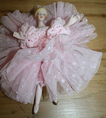 handmade ballerina doll
