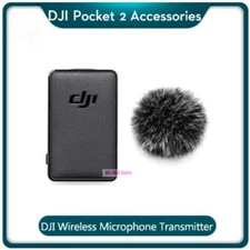 Original DJI Pocket 2 Wireless Microphone Transmitter with Windscreen (2.4GHz)