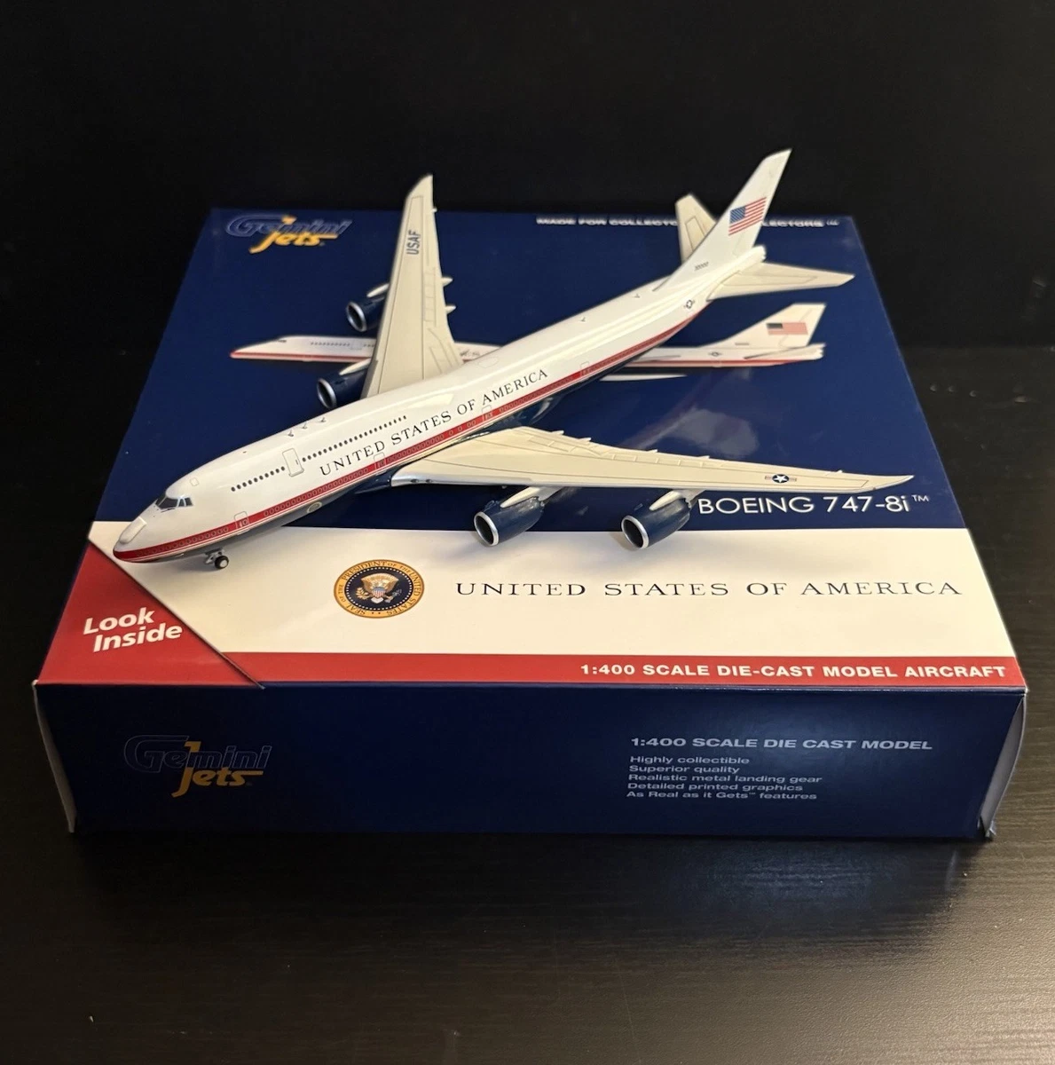 GeminiJets Boeing 747 1:400 Diecast Aircraft & Spacecraft for sale